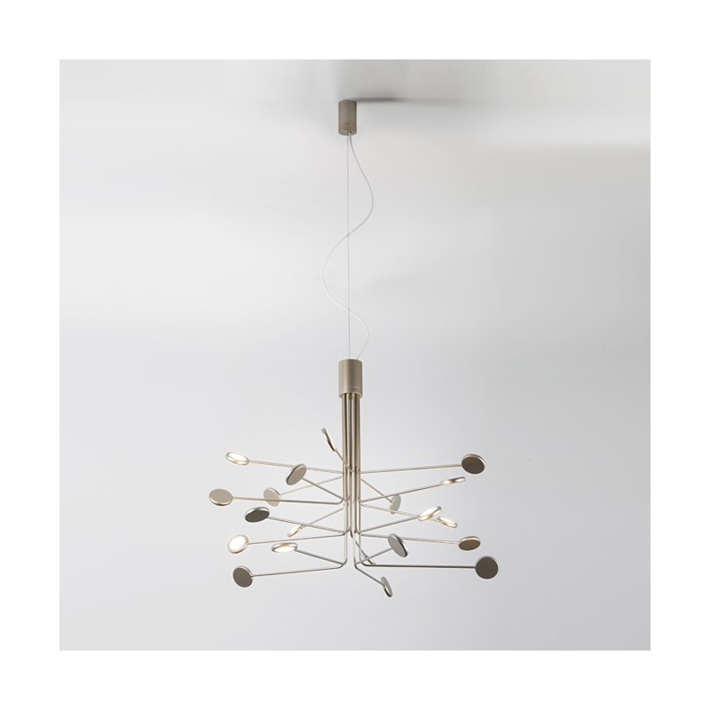  Minitallux Arbor 20S LED suspension lamp in different finishes byicon Luce