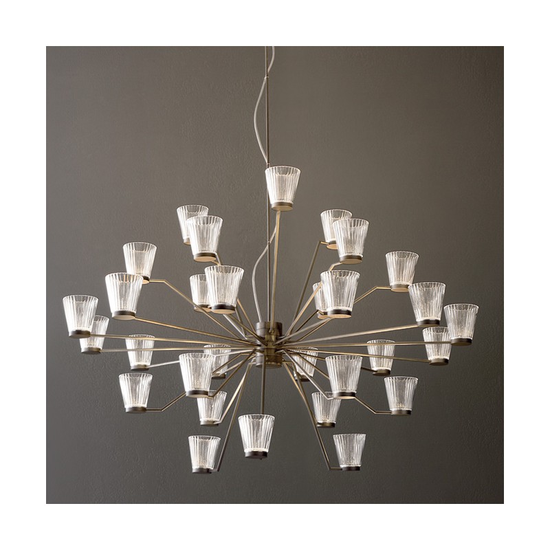  Minitallux Lampada a sospensione a LED Canaletto 18S in diverse finiture by Icone Luce 