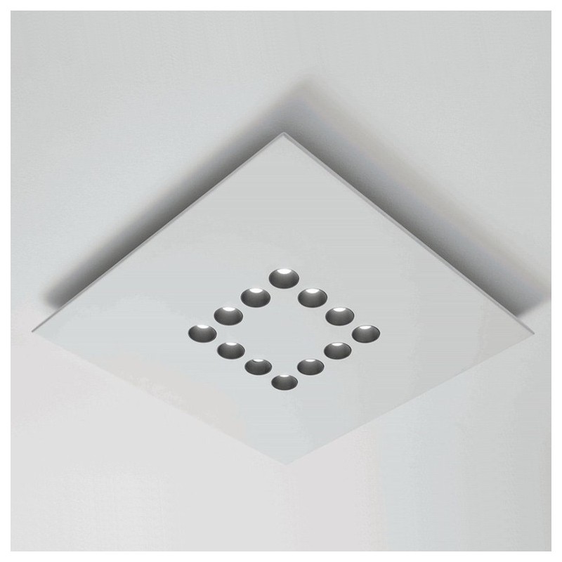  Minitallux Plafoniera a LED Confort 12Q in diverse finiture by Icone Luce 