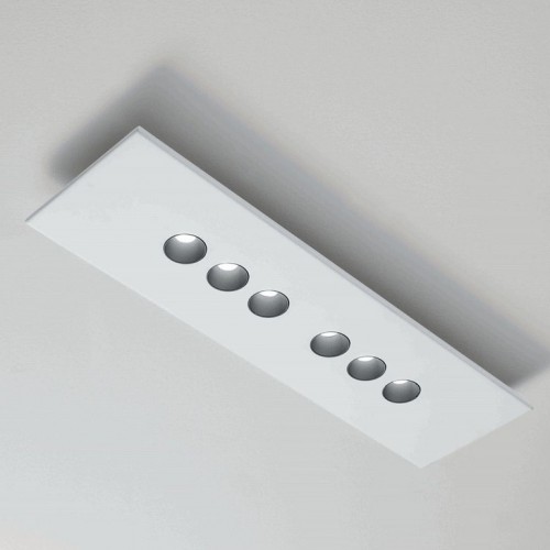 Plafonnier LED Minitallux Confort 6R en différentes finitions par Icons Luce