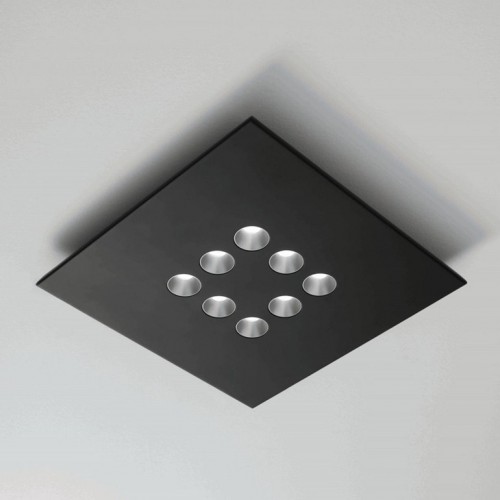 Minitallux Plafoniera a LED Confort 8Q in diverse finiture by Icone Luce