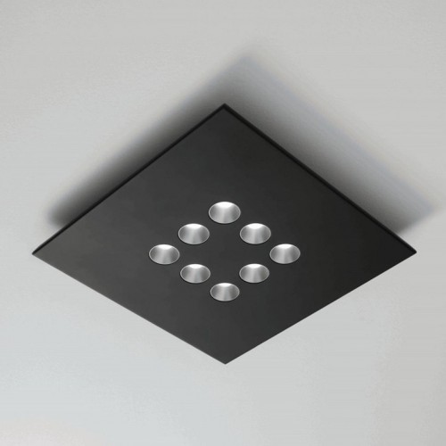 Plafonnier LED Minitallux Confort 8Q en différentes finitions par Icons Luce