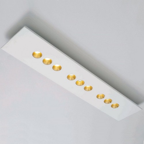 Minitallux Confort 9R LED ceiling light in different finishes by Icons Luce