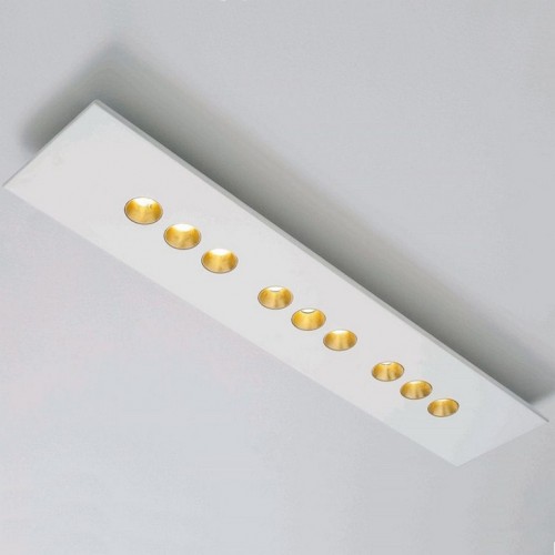 Plafonnier LED Minitallux Confort 9R en différentes finitions par Icons Luce