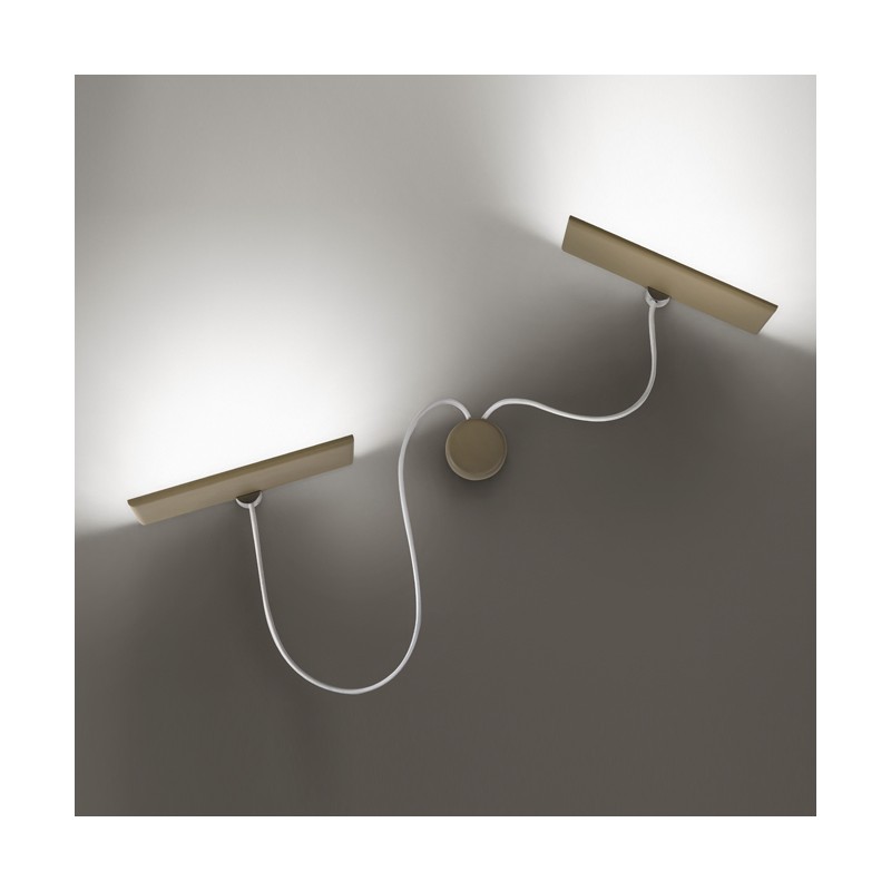  Aplique LED Minitallux Giùup APB 80.2 en diferentes acabados byicon Luce