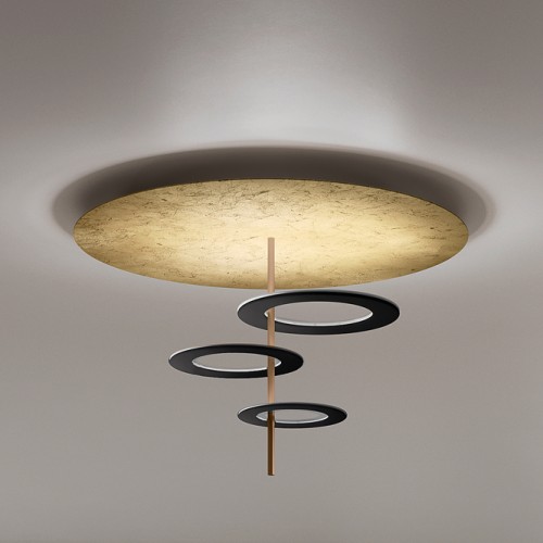 Minitallux Plafoniera a LED Hula Hoop P3 in diverse finiture by Icone Luce