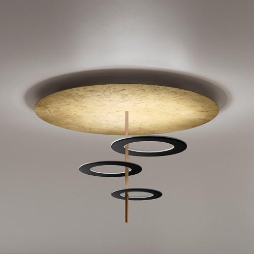 Plafonnier LED Minitallux Hula Hoop P3 en différentes finitions byicon Luce