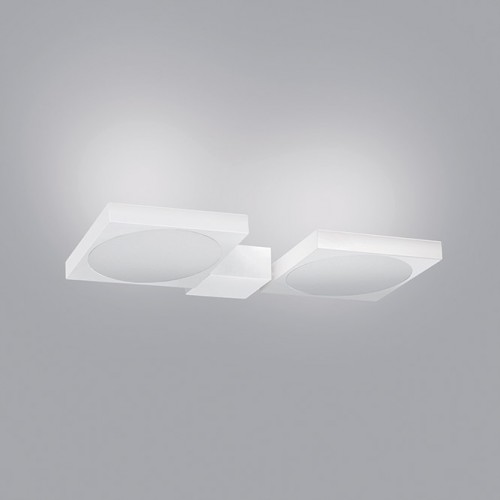 Plafonnier LED Minitallux MixAP2 en différentes finitions par Icona Luce