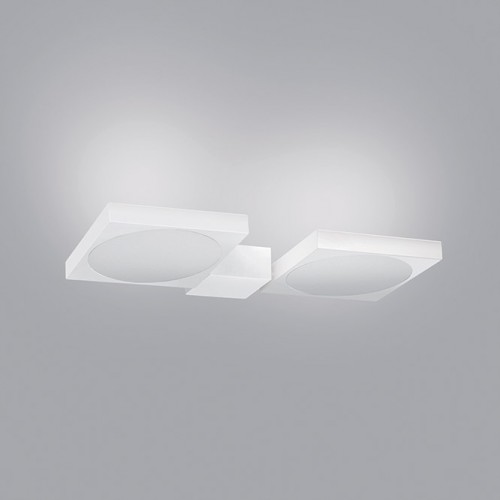 Plafonnier LED Minitallux MixPL2 en différentes finitions par Icona Luce