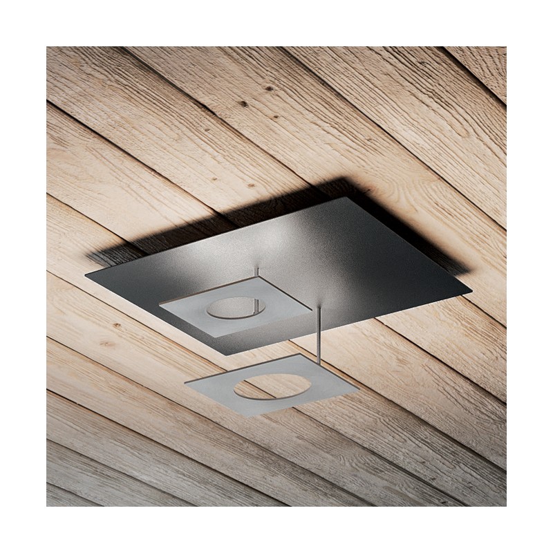  Minitallux Petra 2 LED ceiling lamp in different finishes by Icons Luce