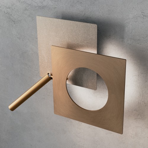 Minitallux LED wall lamp Petra 21.L in different finishes byicon Luce