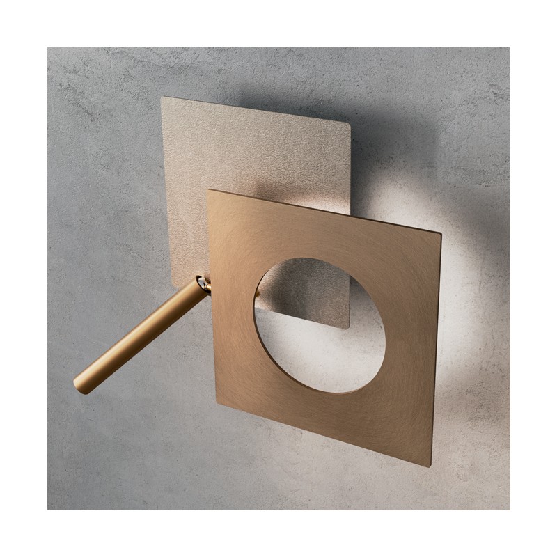  Minitallux LED wall lamp Petra 21.L in different finishes byicon Luce
