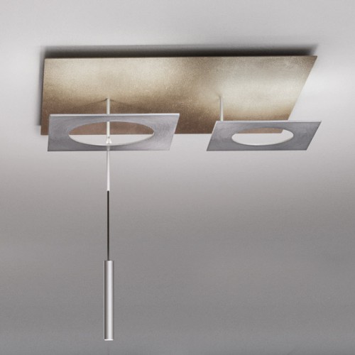 Minitallux Plafoniera a LED Petra 3 in diverse finiture by Icone Luce 