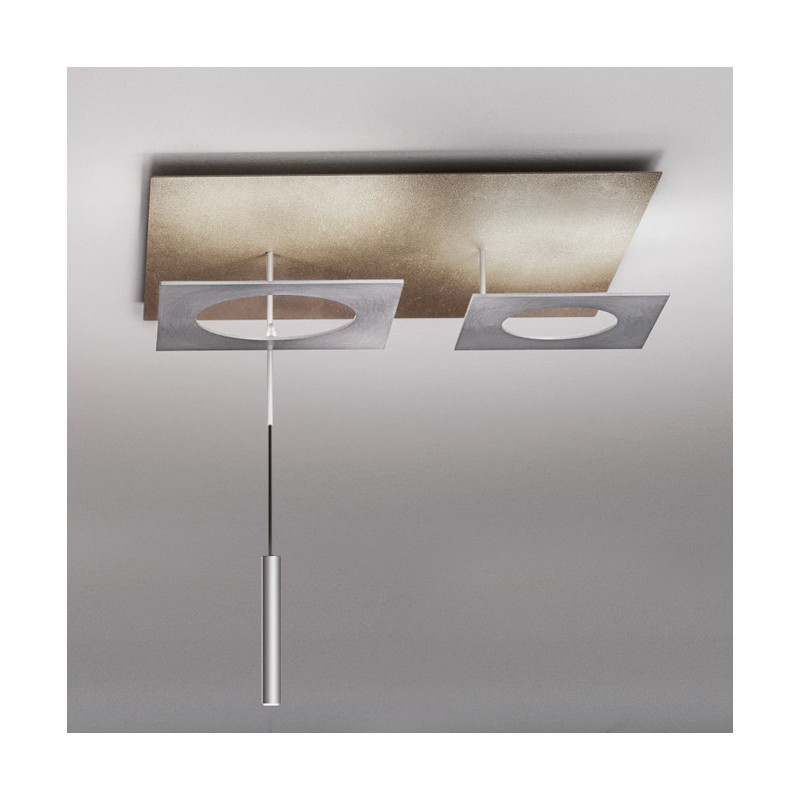  Minitallux Petra 3 LED ceiling lamp in different finishes by Icons Luce