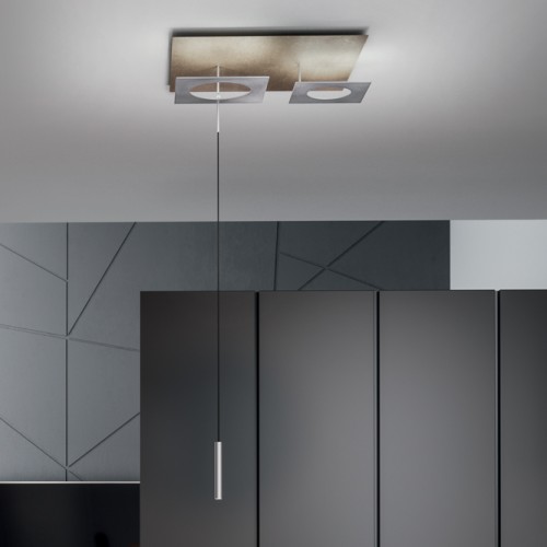 Minitallux Petra S3 LED suspension lamp in different finishes by Icons Luce