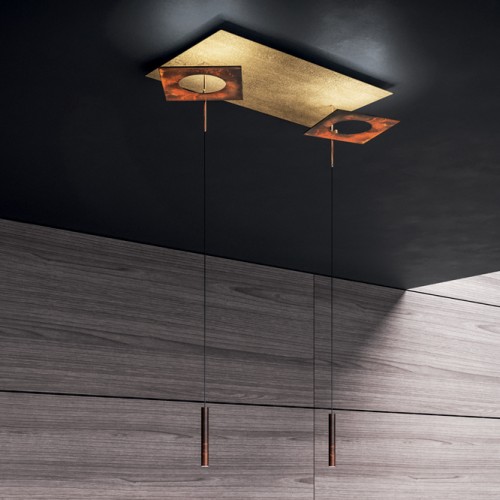 Lampe à suspension LED Minitallux Petra S4.R en différentes finitions par Icons Luce