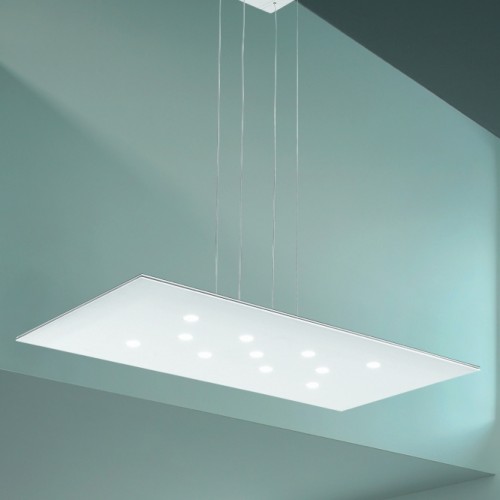 Minitallux Suspension lamp with LED POPS12.R in different finishes by Icons Luce