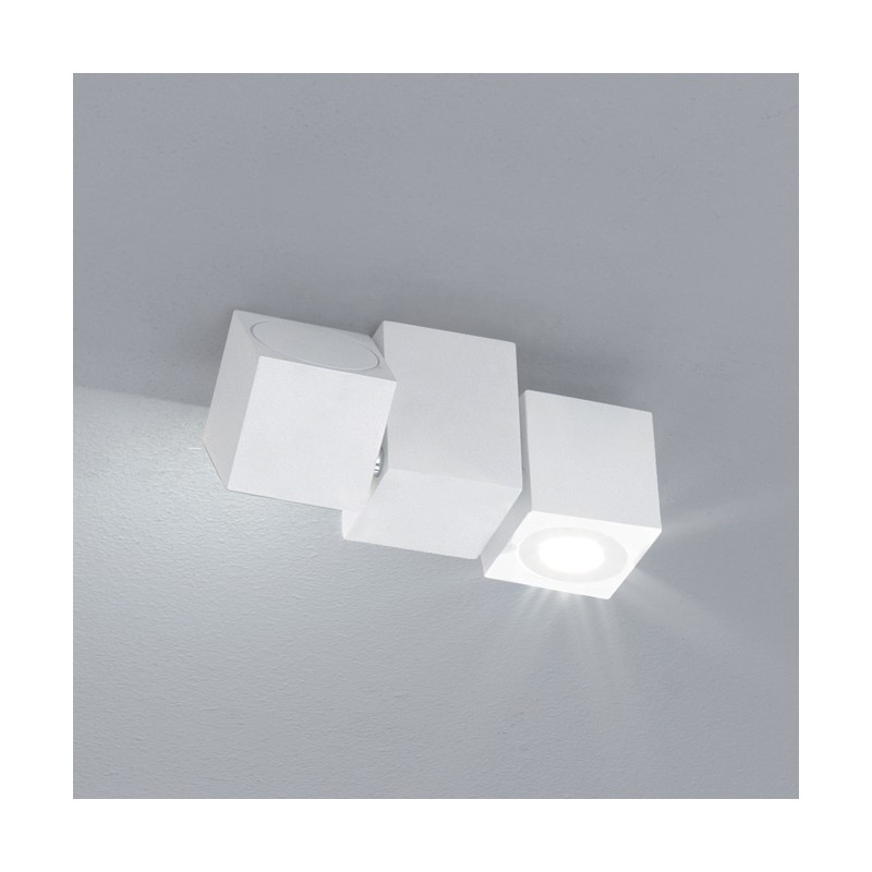  Minitallux RUBIC10 LED wall lamp in different finishes byicon Luce