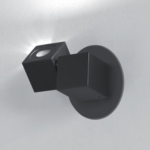 Minitallux RUBIC5 LED wall lamp in different finishes byicon Luce