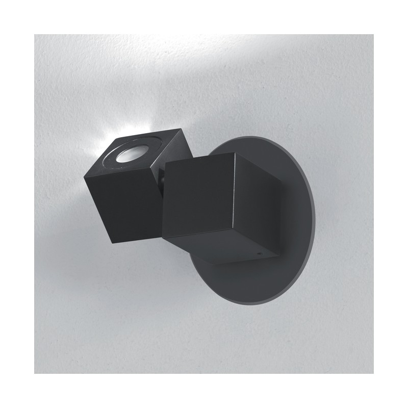  Aplique LED Minitallux RUBIC5 en diferentes acabados byicon Luce