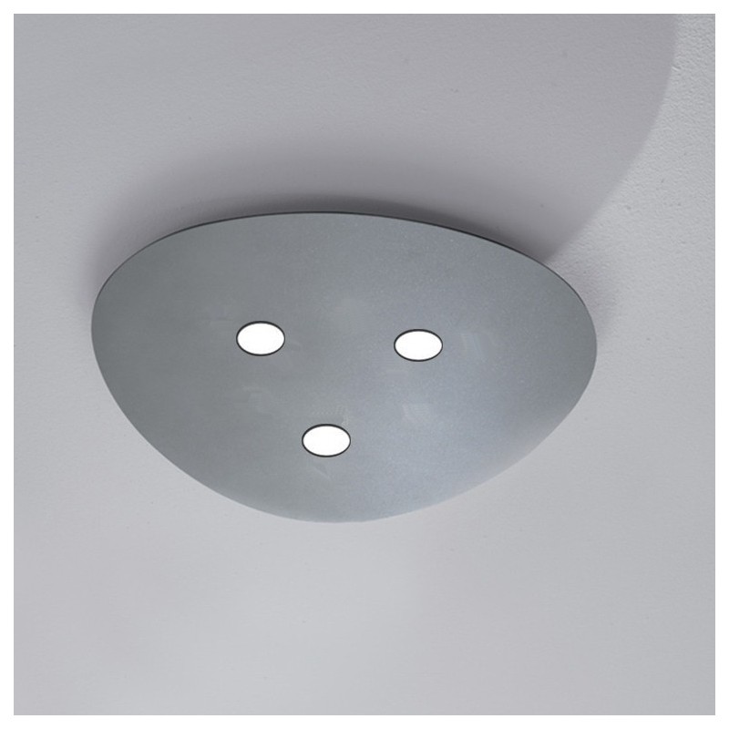 Minitallux SCUDO3 LED ceiling lamp in different finishes by Icons Luce