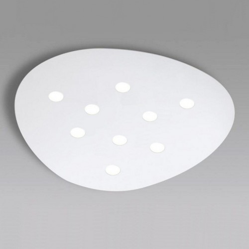 Minitallux Plafoniera a LED SCUDO9 in diverse finiture by Icone Luce 