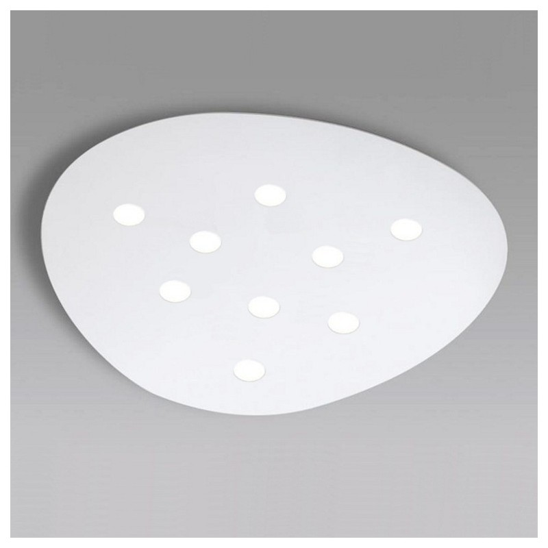  Plafonnier LED Minitallux SCUDO9 en différentes finitions par Icons Luce