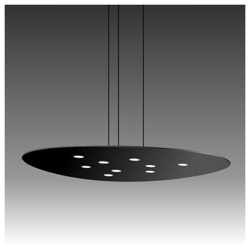  Lampe à suspension LED Minitallux SCUDO.S9 en différentes finitions byicon Luce