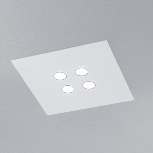 Plafonnier LED Minitallux SWING4 en différentes finitions par Icons Luce