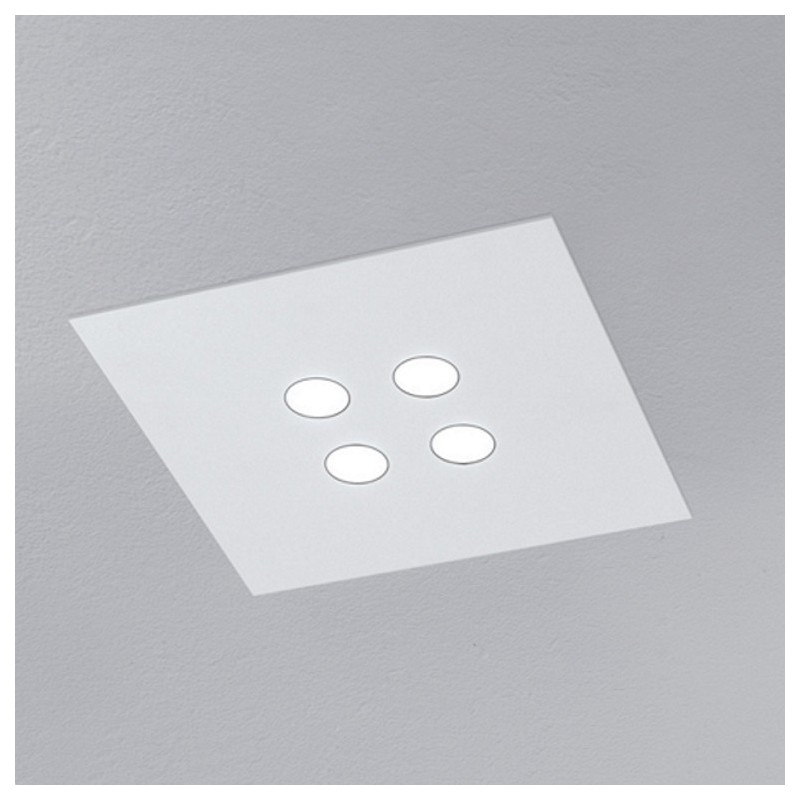  Minitallux SWING4 LED ceiling lamp in different finishes by Icons Luce