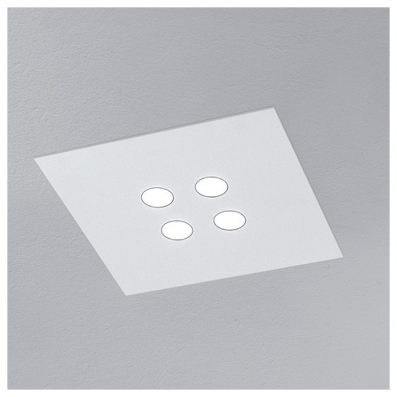 Plafonnier LED Minitallux SWING4 en différentes finitions par Icons Luce
