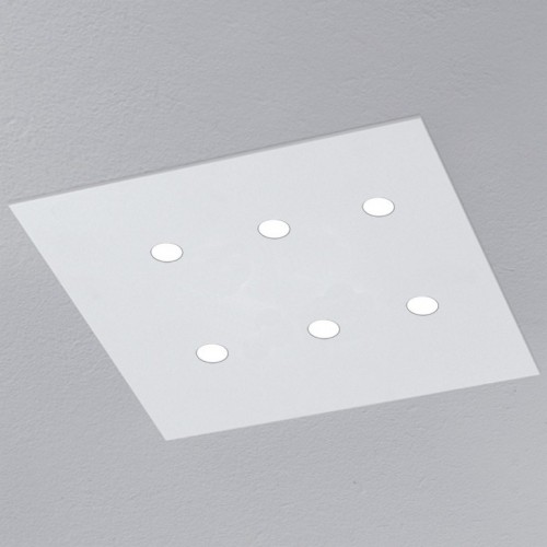 Minitallux Plafoniera a LED SWING6 in diverse finiture by Icone Luce 