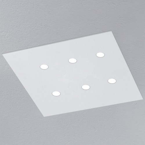 Minitallux SWING6 LED ceiling light in different finishes by Icons Luce