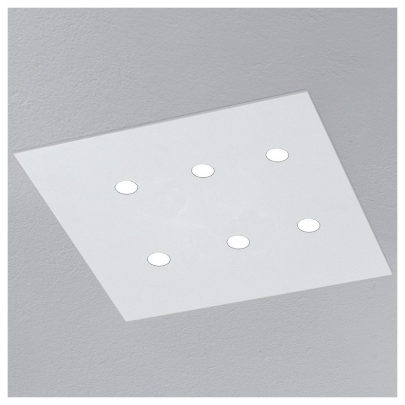  Minitallux SWING6 LED ceiling light in different finishes by Icons Luce