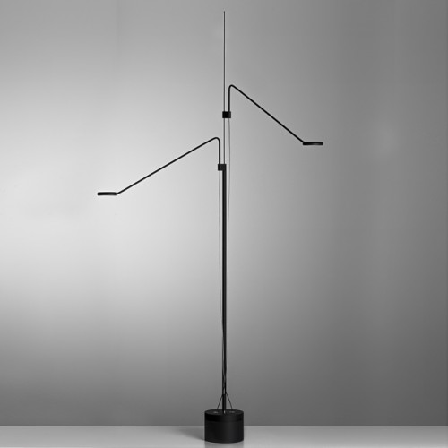 Minitallux LED floor lamp TECLA 2ST in different finishes by Icons Luce