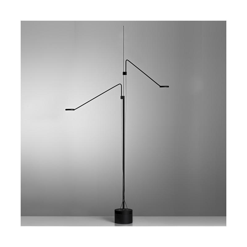  Lampadaire LED Minitallux TECLA 2ST en différentes finitions par Icons Luce