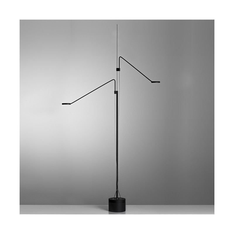  Minitallux LED floor lamp TECLA 2ST in different finishes by Icons Luce