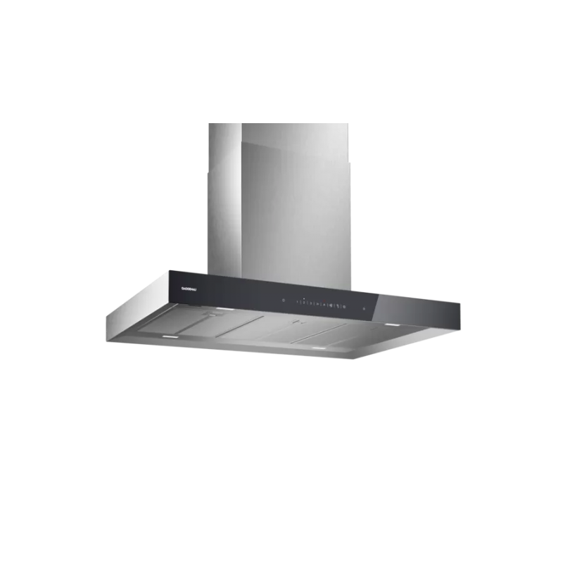  Gaggenau Island hood AI240191 stainless steel finish with 90 cm anthracite glass control panel