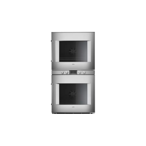 Gaggenau Double oven with right hinges BX 480 112 76 cm stainless steel finish