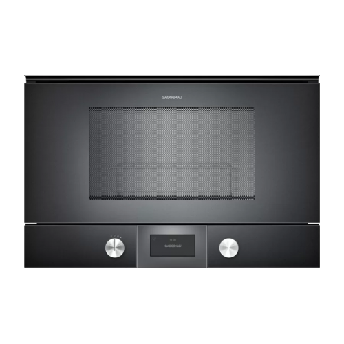 Gaggenau Built-in microwave oven with right hinges BMP 224 100 anthracite finish 60 cm