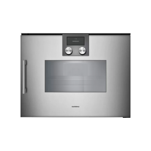 Gaggenau Combined steam oven with right-hand built-in hinges BSP 260 111 60 cm stainless steel finish