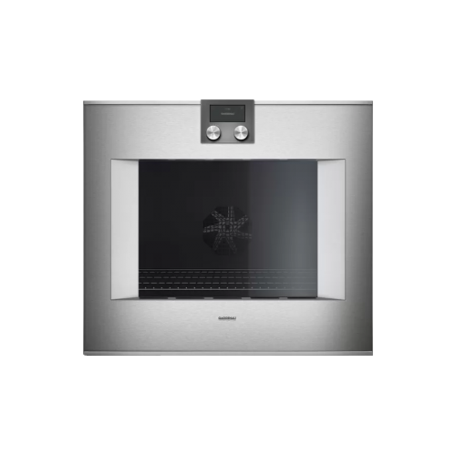Gaggenau Pyrolytic oven with built-in right hinges BO 480 112 stainless steel finish 76 cm