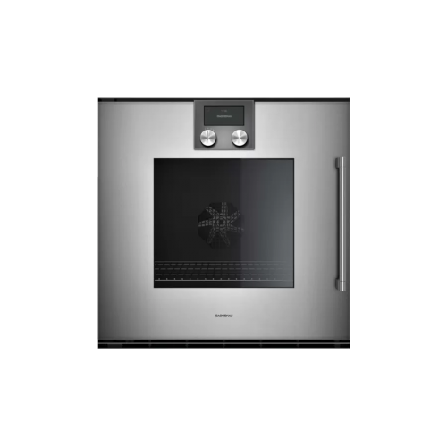 Gaggenau Pyrolytic oven with built-in left hinges BOP 251 112 60 cm stainless steel finish