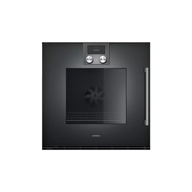  Gaggenau Pyrolytic oven with built-in left hinges BOP 221 102 anthracite finish 60 cm