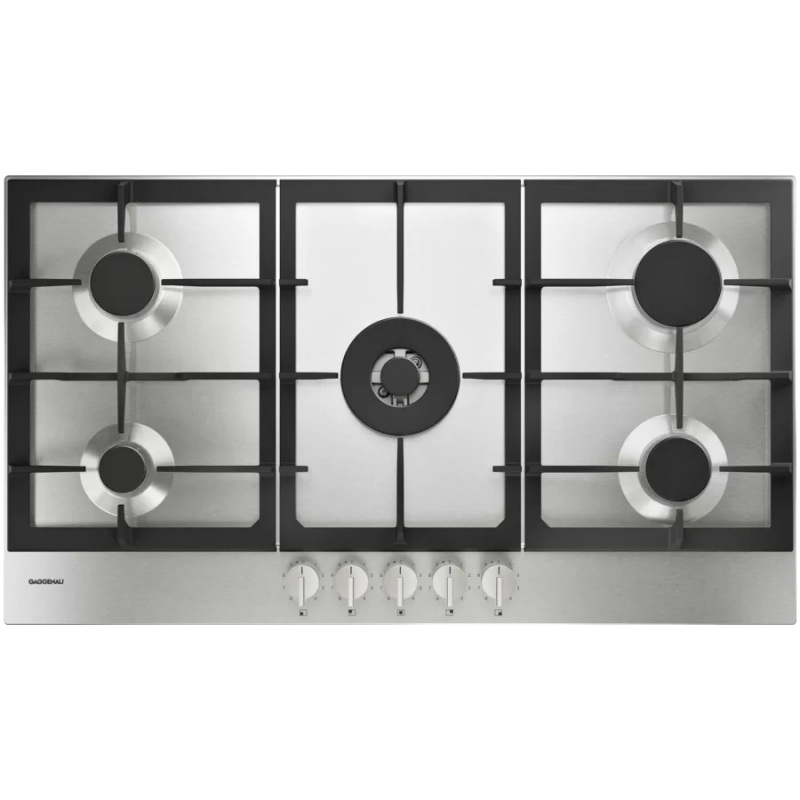  Gaggenau CG291210 Table de cuisson à gaz finition acier 90 cm
