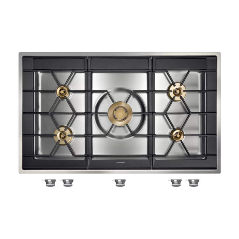  Placa de gas Gaggenau CG492211 100 cm acabado acero