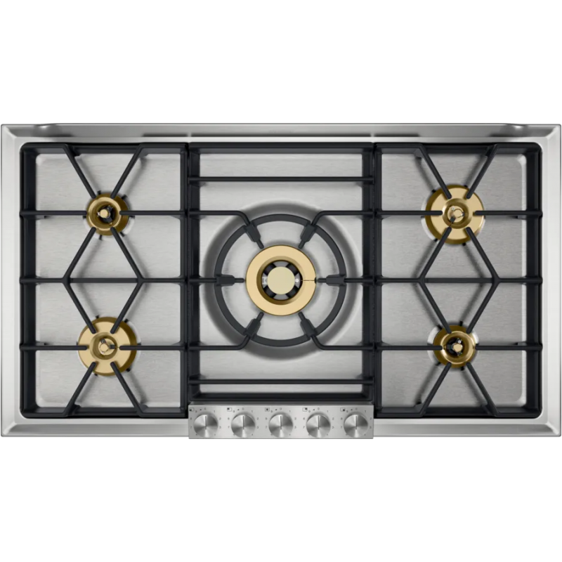  Gaggenau VG295150F table de cuisson gaz 90 cm finition inox