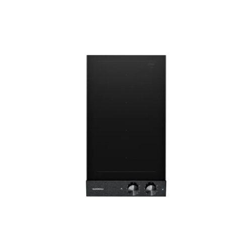 Placa de inducción Gaggenau VI 232 121 con panel de control negro de 28 cm