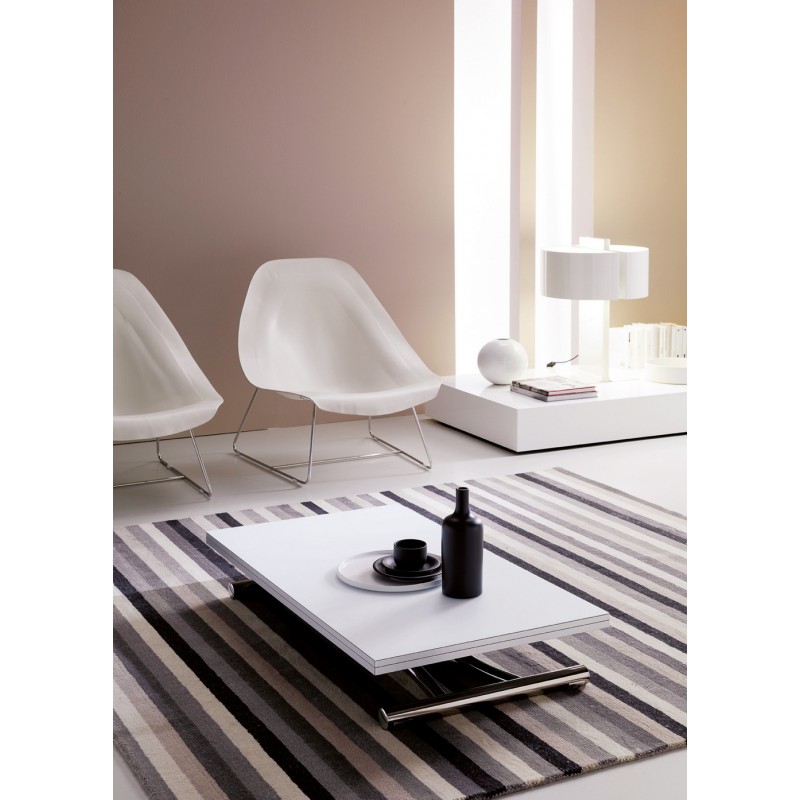  Ozzio Convertible table Mondial CR art. T097 with metal structure and 115x65 cm top of your choice - With book top