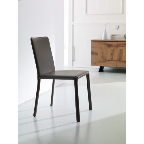 Ozzio Sedia Lunette art. S322 completamente rivestita da H.84.5 cm